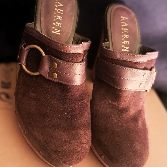 Ralph Lauren Brown Shoes Heels 6 - Picture 5 of 6